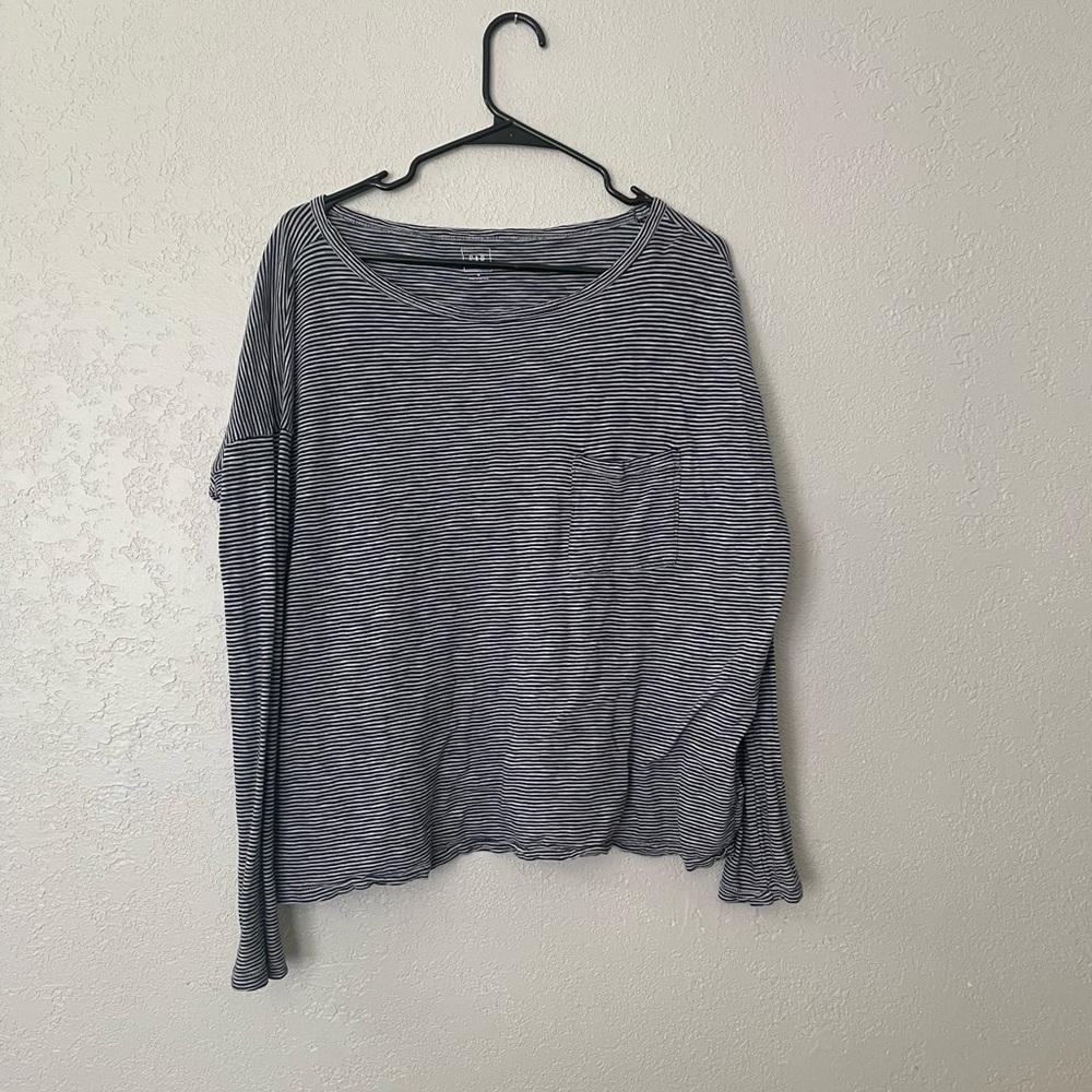Gap long sleeve striped shirt